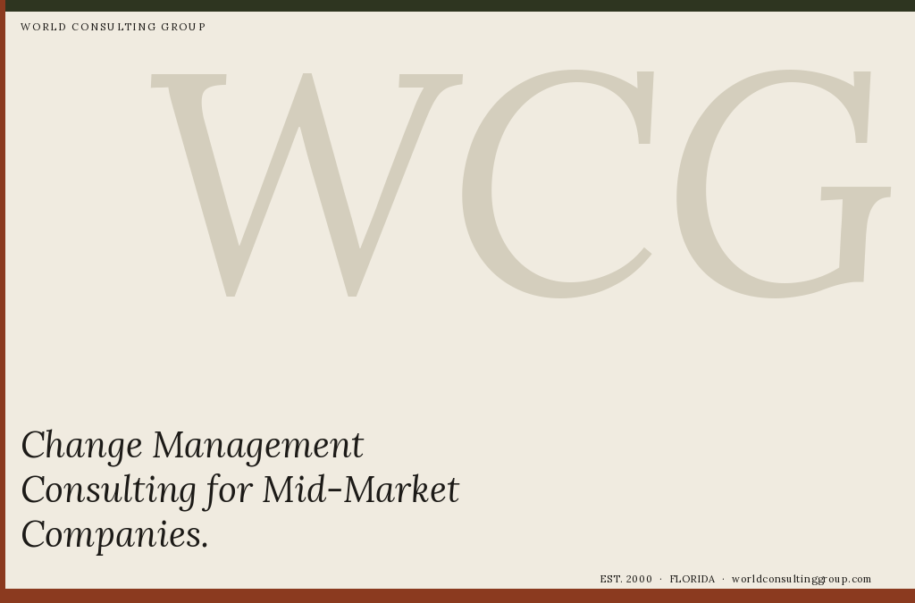 Change Management Consulting for Mid-Market Companies