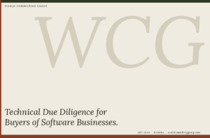 Technical Due Diligence for Buyers of Software Businesses