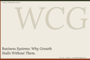 Business Systems: Why Growth Stalls Without Them