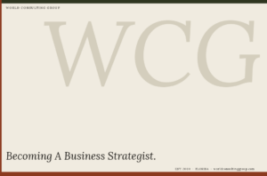 Becoming A Business Strategist