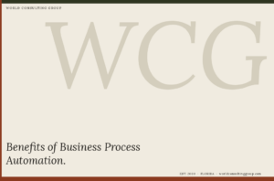 Benefits of Business Process Automation