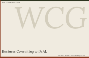 Business Consulting with AI