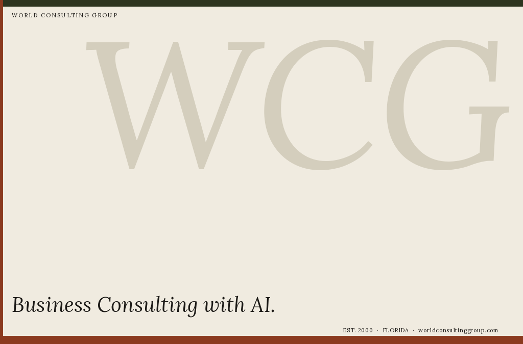 Business Consulting with AI