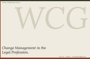 Change Management in the Legal Profession