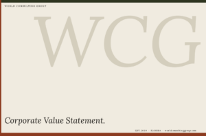 Corporate Value Statement