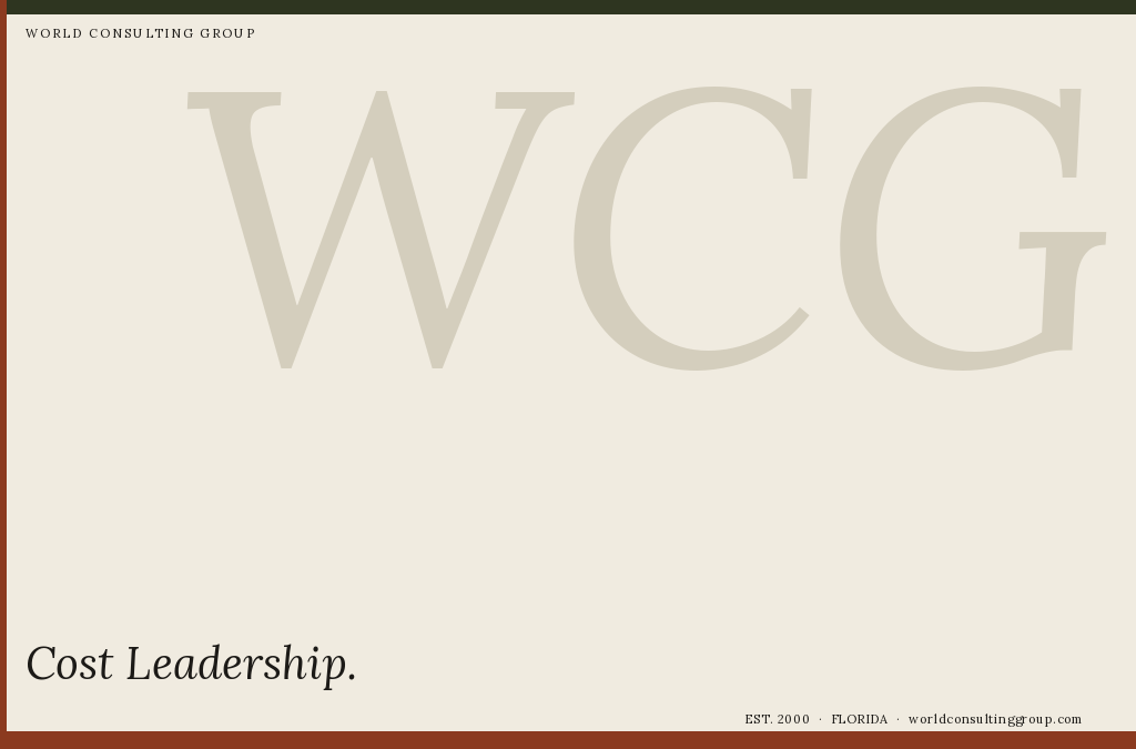 Cost Leadership