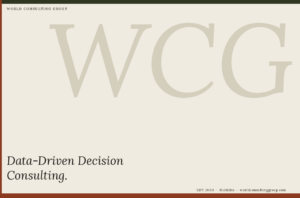 Data-Driven Decision Consulting