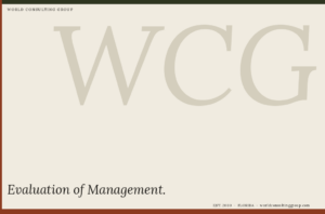 Evaluation of Management