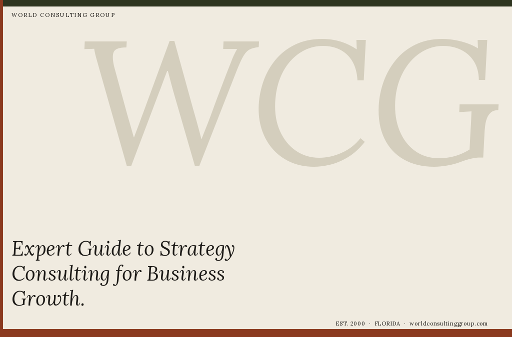 Expert Guide to Strategy Consulting for Business Growth