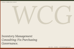 Inventory Management Consulting: Fix Purchasing Governance