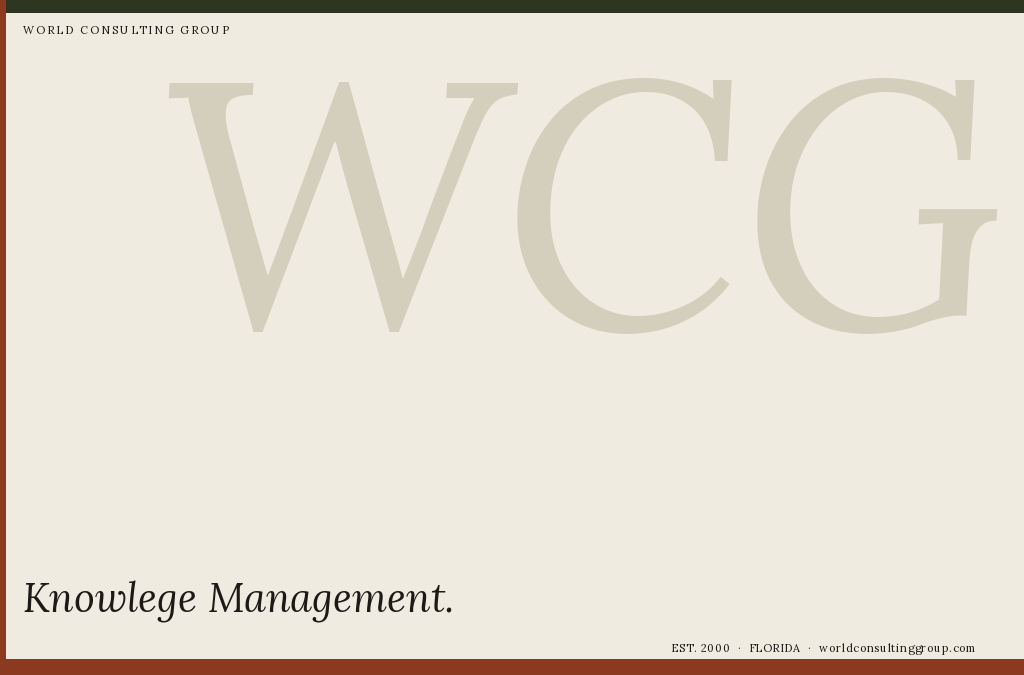 Knowlege Management
