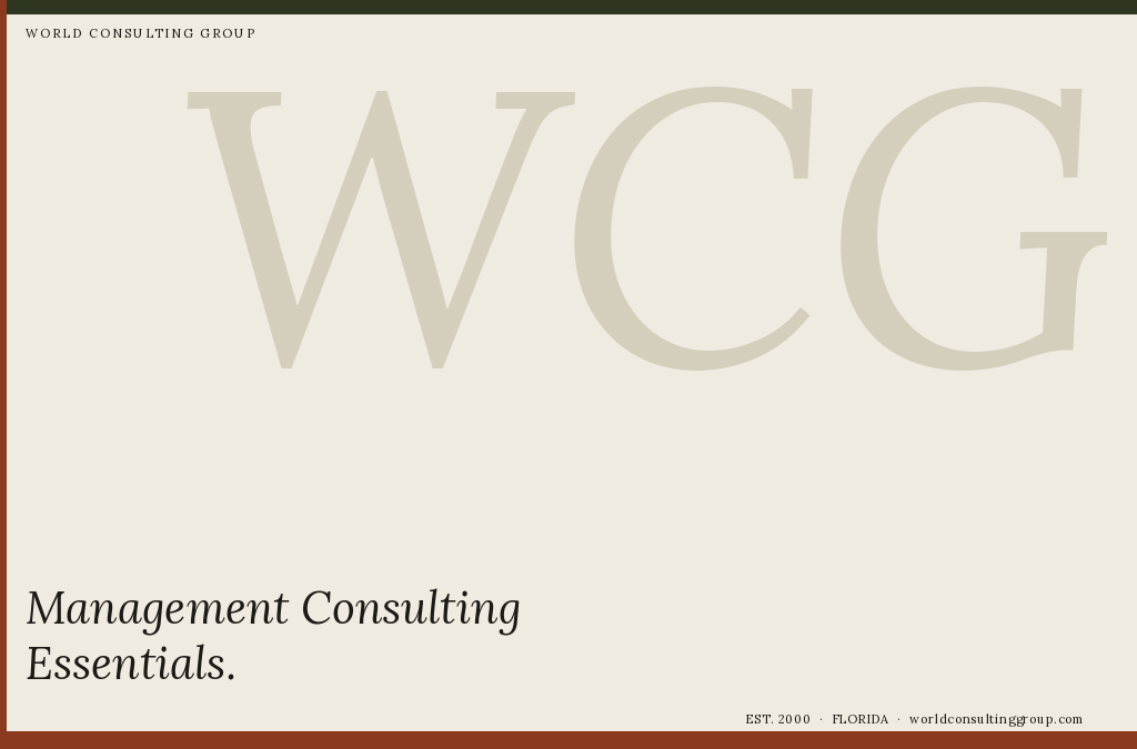 Management Consulting Essentials