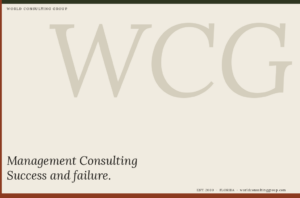 Management Consulting Success and failure