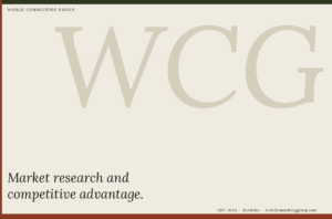 Market research and competitive advantage