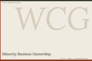 Minority Business Ownership