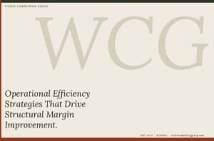 Operational Efficiency Strategies That Drive Structural Margin Improvement
