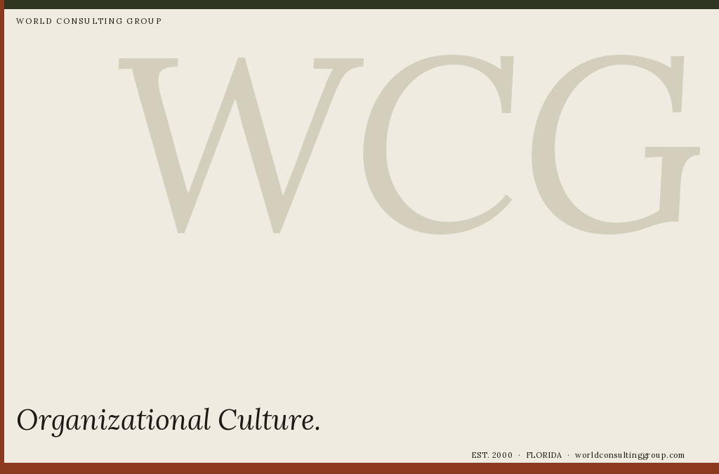 Organizational Culture
