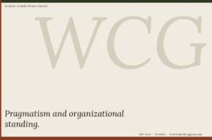 Pragmatism and organizational standing