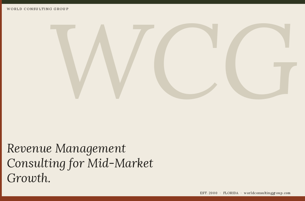 Revenue Management Consulting for Mid-Market Growth