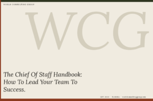 The Chief Of Staff Handbook: How To Lead Your Team To Success