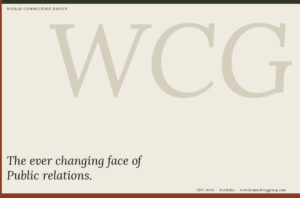 The ever changing face of Public relations