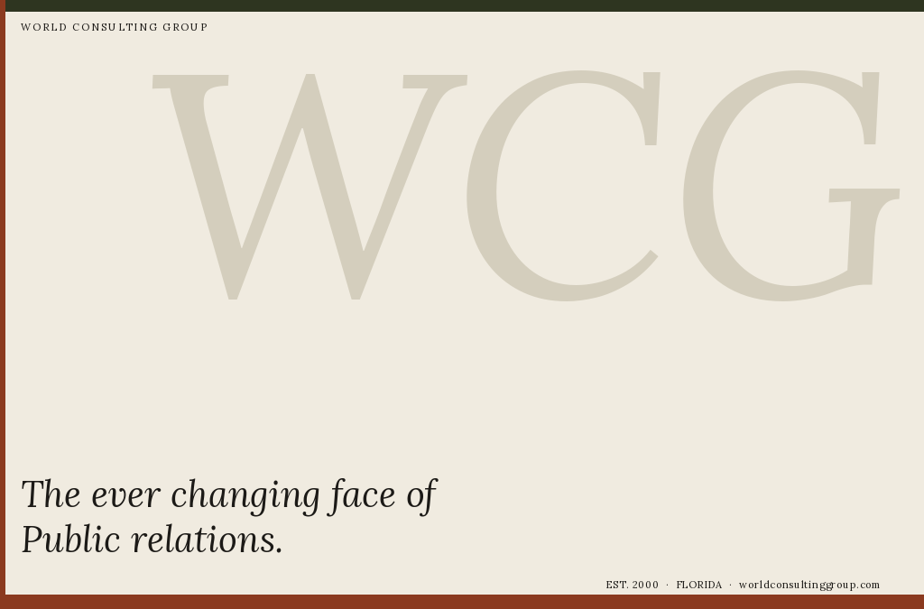 The ever changing face of Public relations