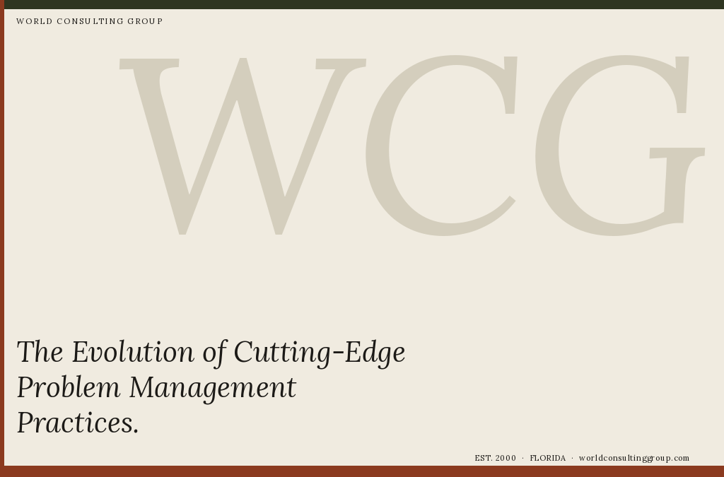 The Evolution of Cutting-Edge Problem Management Practices