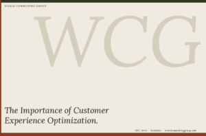 The Importance of Customer Experience Optimization