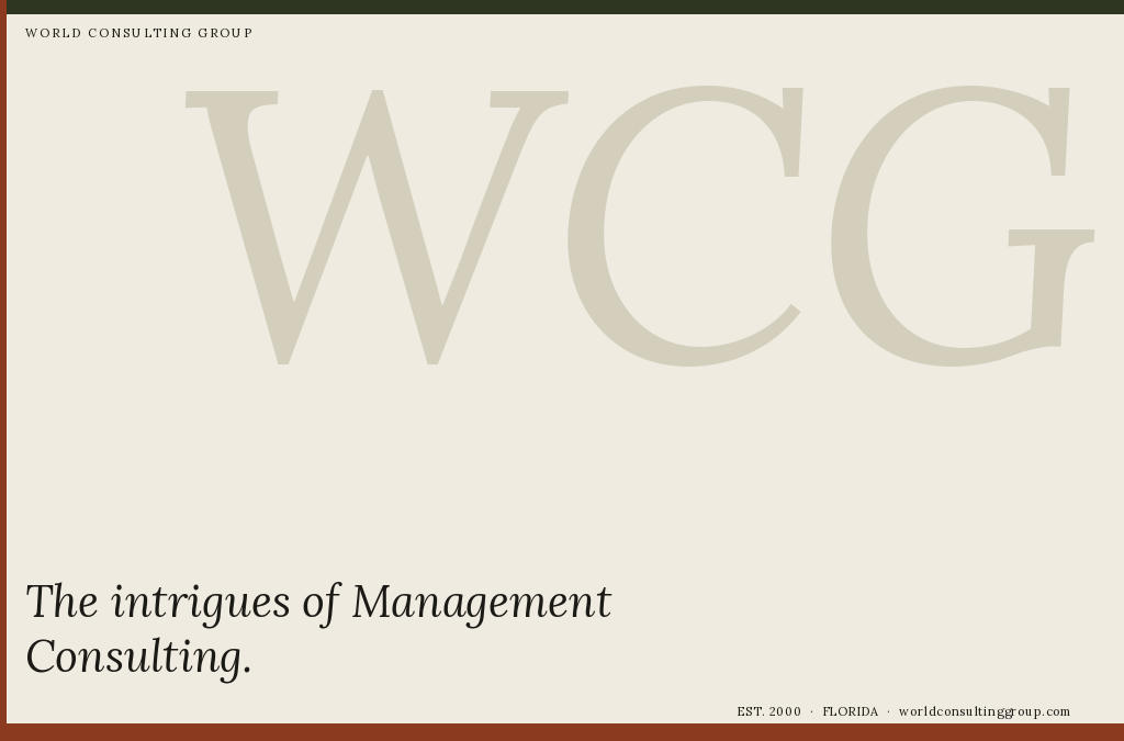 The intrigues of Management Consulting
