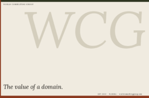 The value of a domain