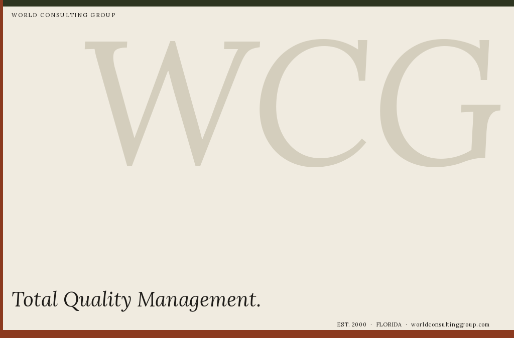 Total Quality Management