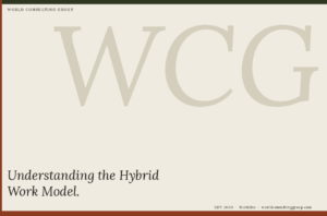 Understanding the Hybrid Work Model