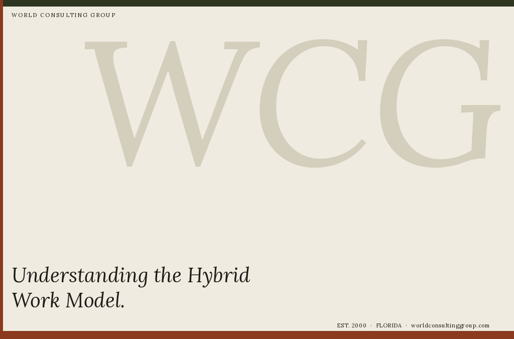 Understanding the Hybrid Work Model