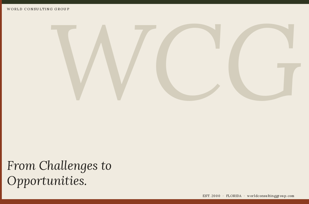 From Challenges to Opportunities