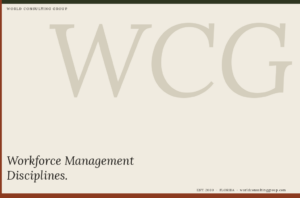 Workforce Management Disciplines